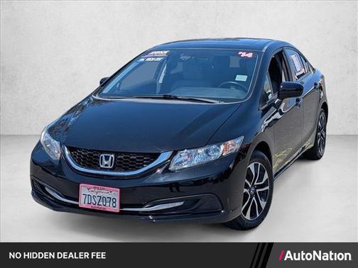 Crystal Black Pearl 2014 Honda Civic EX