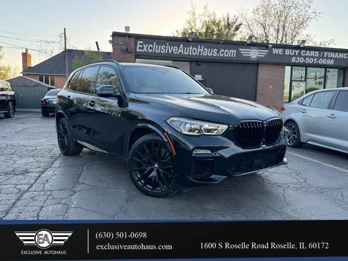 Black 2020 BMW X5 M50i
