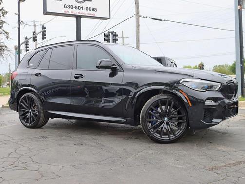 Black 2020 BMW X5 M50i