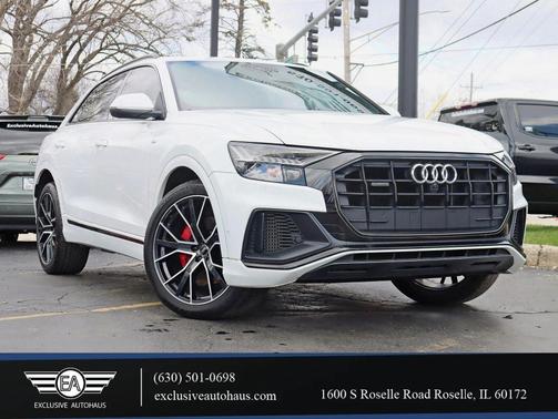 White 2019 Audi Q8 3.0T Premium Plus