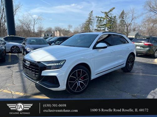 White 2019 Audi Q8 3.0T Premium Plus