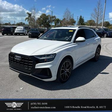 White 2019 Audi Q8 3.0T Premium Plus
