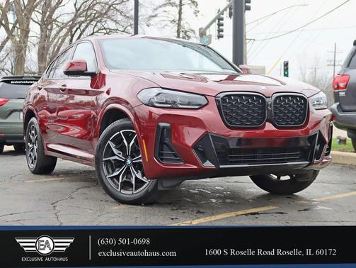 Red 2023 BMW X4 xDrive30i