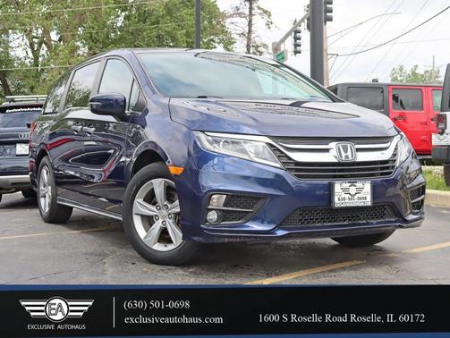Blue 2018 Honda Odyssey EX-L
