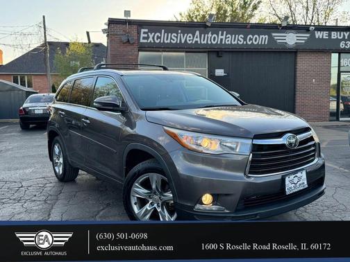 Gray 2014 Toyota Highlander Limited Platinum