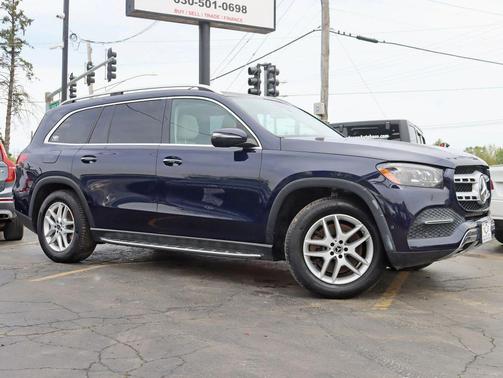 Blue 2020 Mercedes-Benz GLS 450 4MATIC