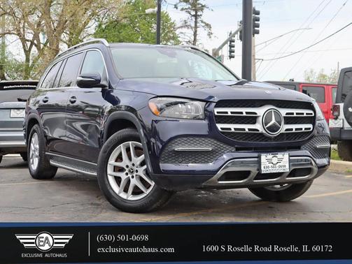 Blue 2020 Mercedes-Benz GLS 450 4MATIC
