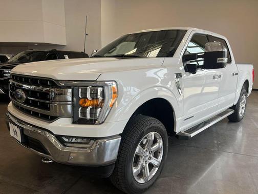 Star White Metallic Tri-Coat 2022 Ford F-150 Lariat