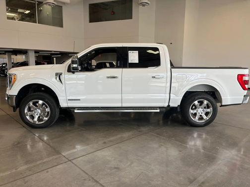 Star White Metallic Tri-Coat 2022 Ford F-150 Lariat