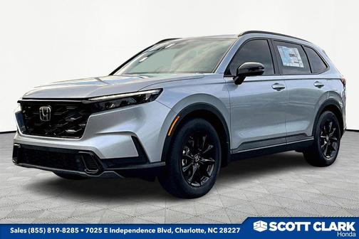 Solar Silver Metallic 2026 Honda CR-V Hybrid Sport FWD