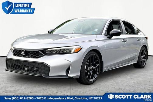 Gray 2025 Honda Civic Sport