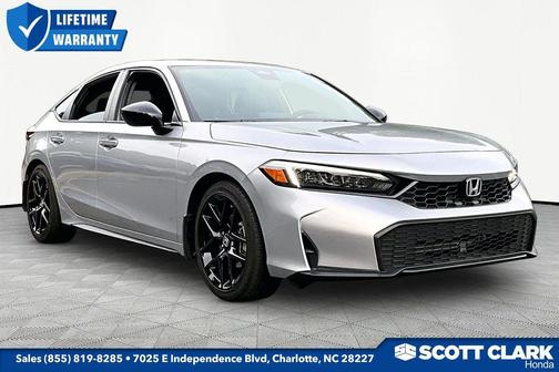 Gray 2025 Honda Civic Sport