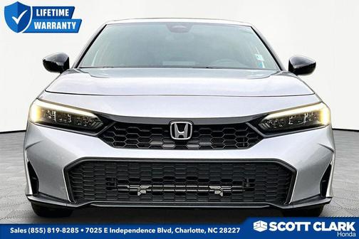Gray 2025 Honda Civic Sport