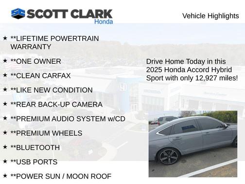 2025 Honda Accord Hybrid Sport