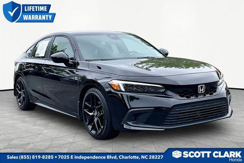 Crystal Black Pearl 2024 Honda Civic Sport