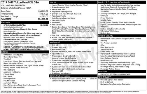 2017 GMC Yukon XL Denali