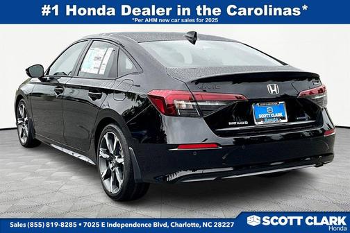 Crystal Black Pearl 2026 Honda Civic Hybrid Sport Touring