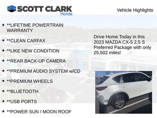 2023 Mazda CX-5 2.5 S Preferred Package