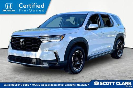 Platinum White Pearl 2025 Honda Pilot EX-L