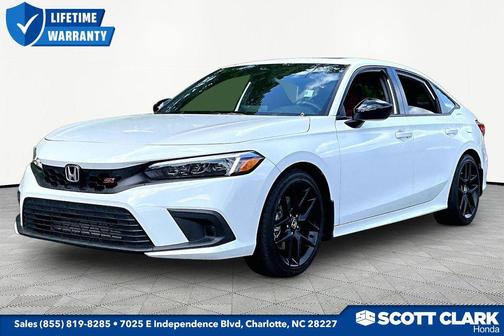 Platinum White Pearl 2024 Honda Civic Si Base