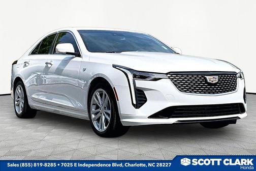 Summit White 2021 Cadillac CT4 Luxury