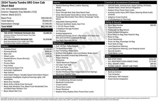 2024 Toyota Tundra SR5