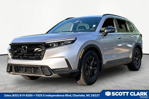 Solar Silver Metallic 2025 Honda CR-V Hybrid Sport FWD