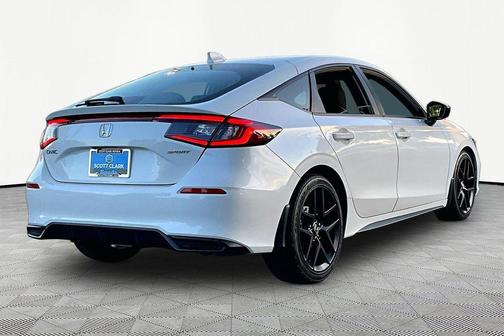 Platinum White Pearl 2025 Honda Civic Sport