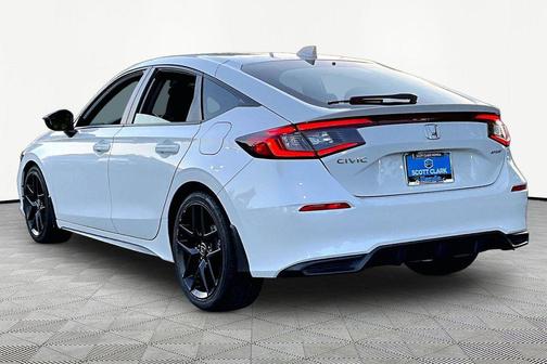 Platinum White Pearl 2025 Honda Civic Sport