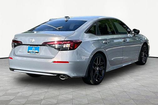 Solar Silver Metallic 2025 Honda Civic Sport