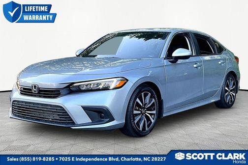 Lunar Silver Metallic 2023 Honda Civic EX