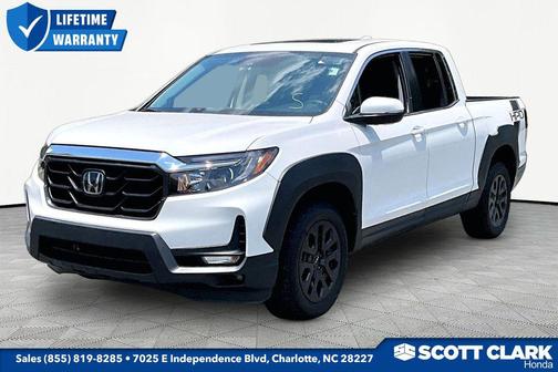 Platinum White Pearl 2023 Honda Ridgeline RTL