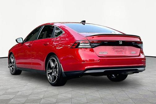 Radiant Red 2025 Honda Accord Hybrid Sport