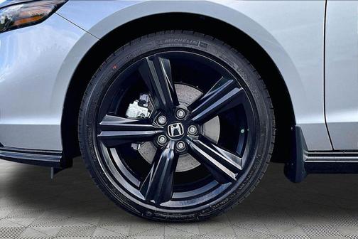 Solar Silver Metallic 2026 Honda Accord Hybrid Sport-L