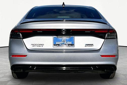 Solar Silver Metallic 2026 Honda Accord Hybrid Sport-L