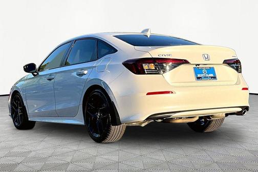 Platinum White Pearl 2025 Honda Civic Sport