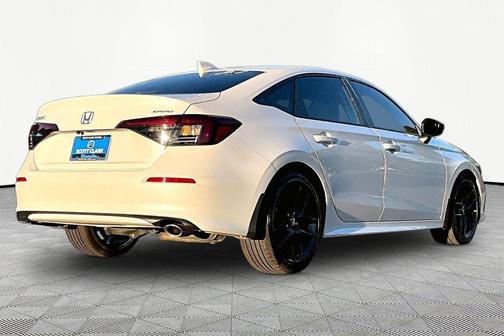 Platinum White Pearl 2025 Honda Civic Sport