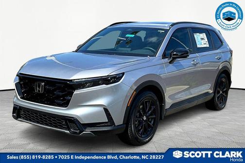 Solar Silver Metallic 2026 Honda CR-V Hybrid Sport-L FWD