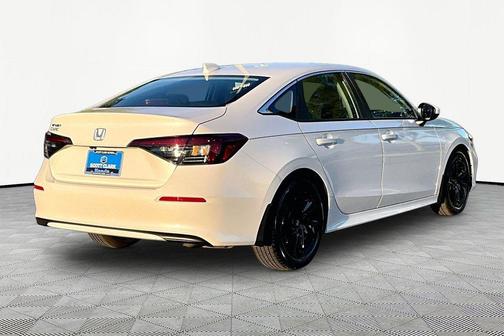 Platinum White Pearl 2025 Honda Civic LX