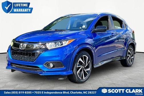 Aegean Blue Metallic 2019 Honda HR-V Sport