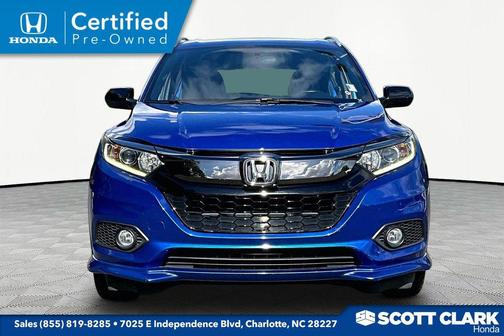 Aegean Blue Metallic 2019 Honda HR-V Sport
