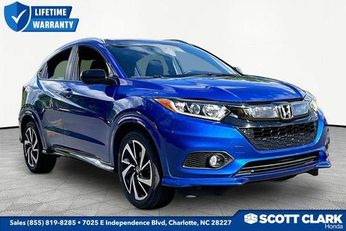 Aegean Blue Metallic 2019 Honda HR-V Sport