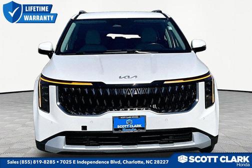 Snow White Pearl 2025 Kia Carnival Hybrid EX