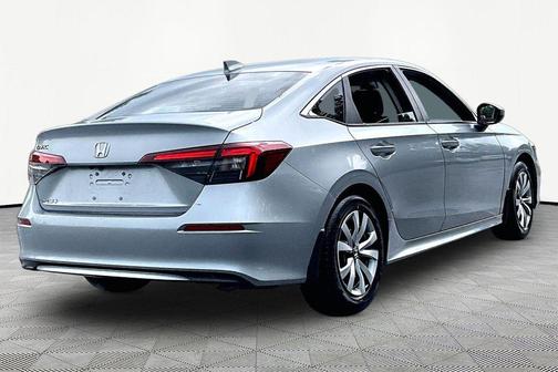 Solar Silver Metallic 2025 Honda Civic LX
