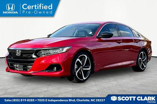 San Marino Red 2021 Honda Accord Sport SE 1.5T