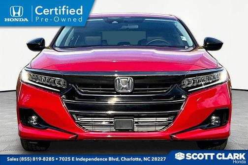 San Marino Red 2021 Honda Accord Sport SE 1.5T