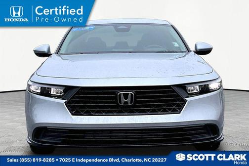 Solar Silver Metallic 2025 Honda Accord LX 1.5T