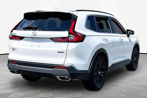 Platinum White Pearl 2025 Honda CR-V Hybrid Sport FWD