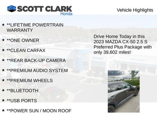 Polymetal Gray Metallic 2023 Mazda CX-50 2.5 S Preferred Plus Package