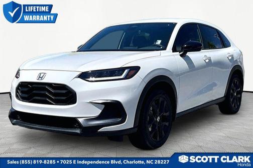 Platinum White Pearl 2025 Honda HR-V 2WD Sport